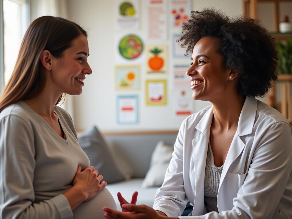 Women's health nutrition consultation for pregnancy wellness